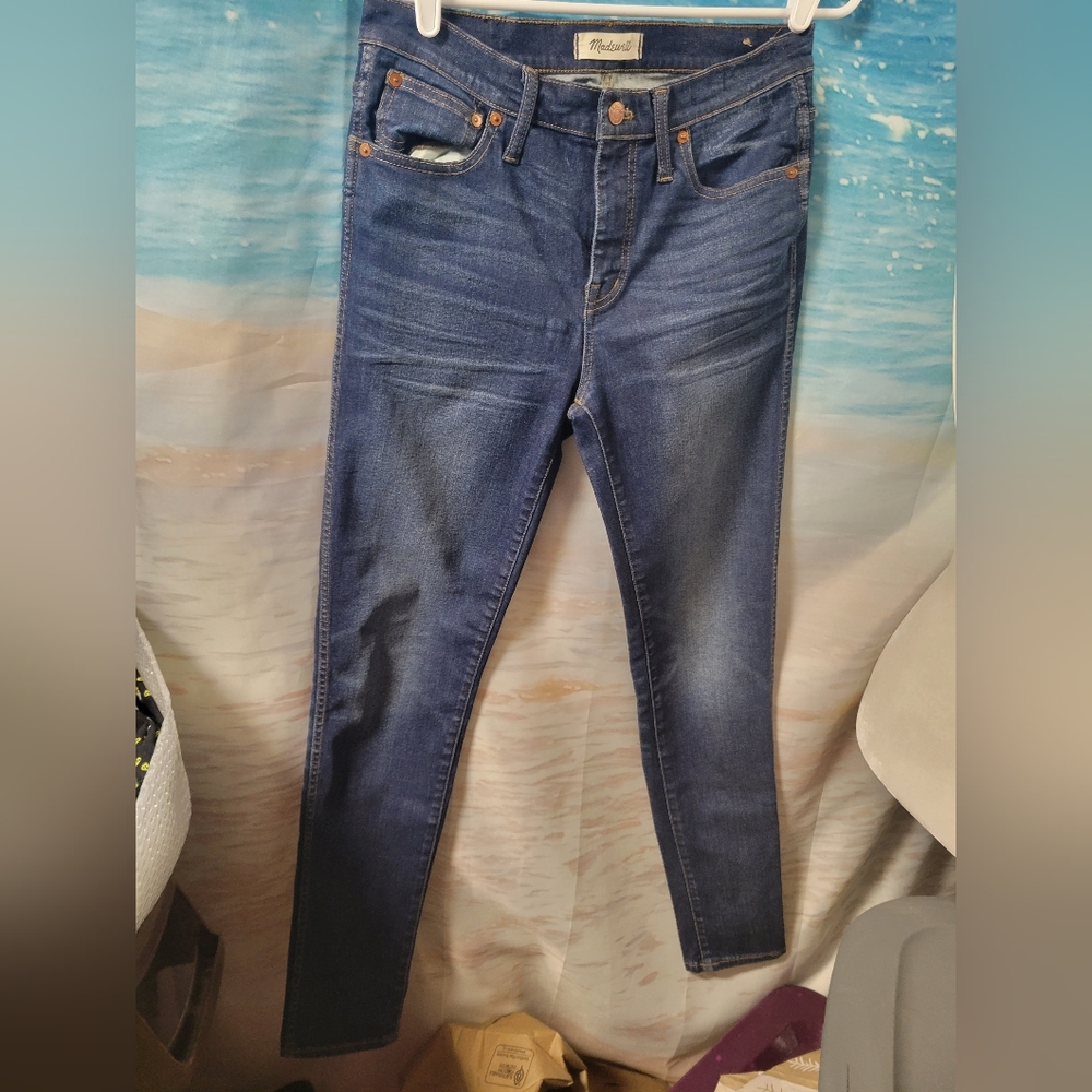 Madewell 9 inch High‎ Rise Skinny Skinny Jean Size 30T